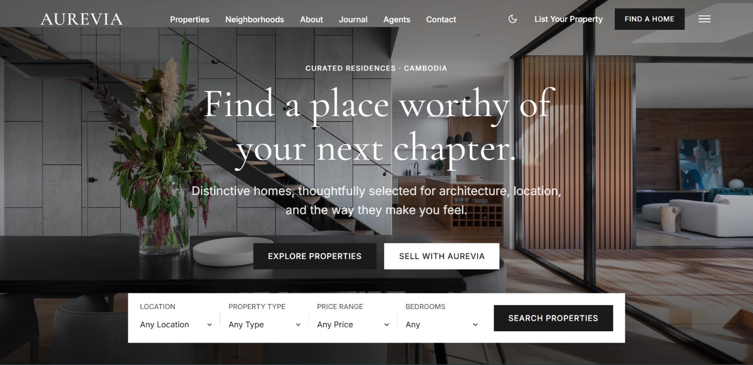 Aurevia — Luxury Real Estate