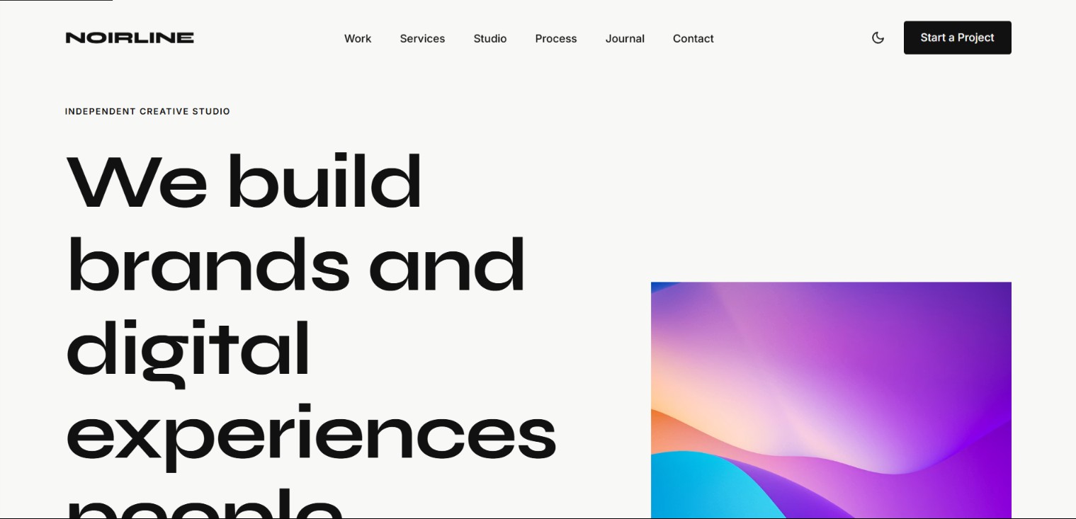 Noirline — Creative Digital Studio