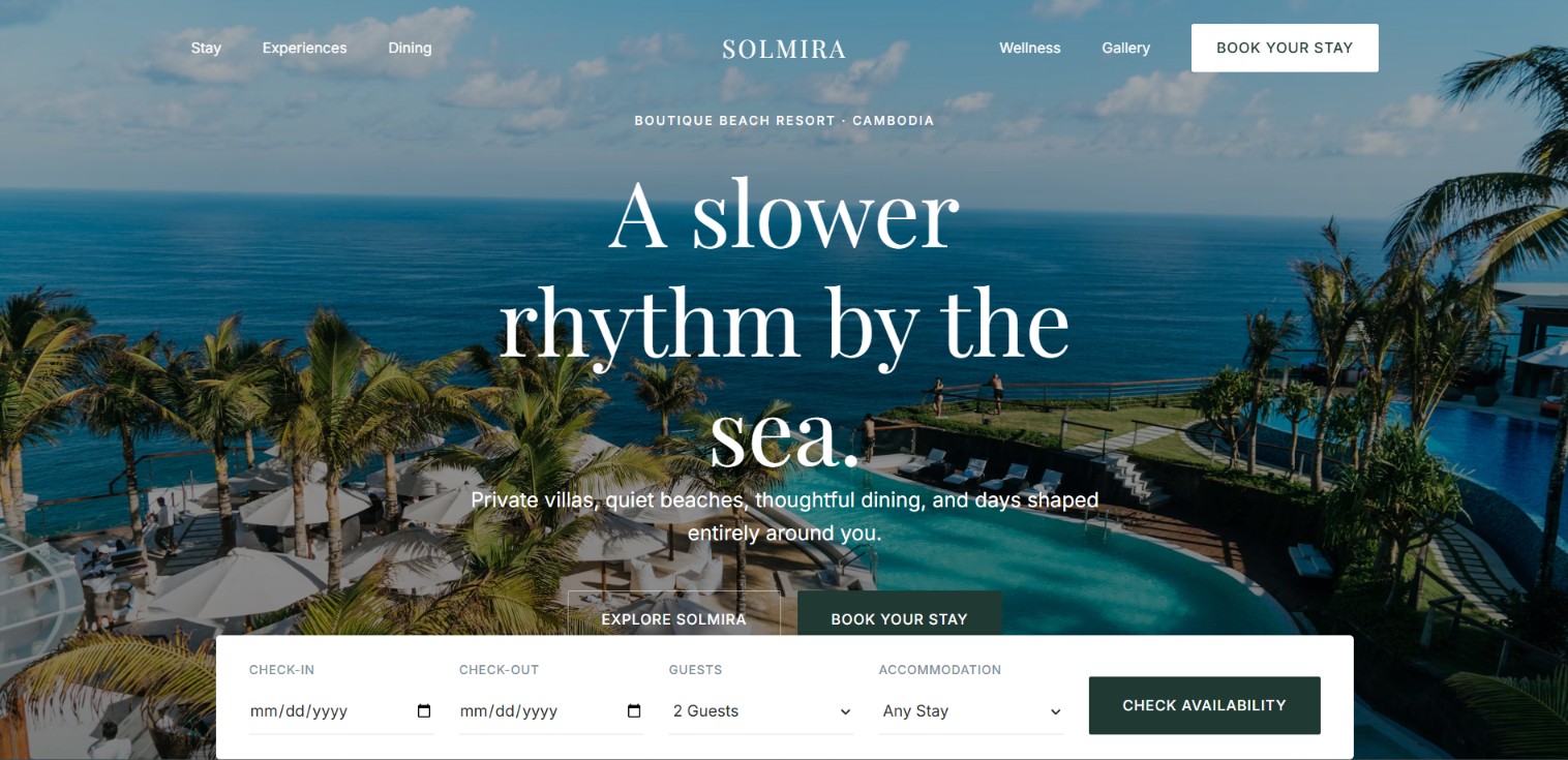 Solmira — Boutique Beach Resort
