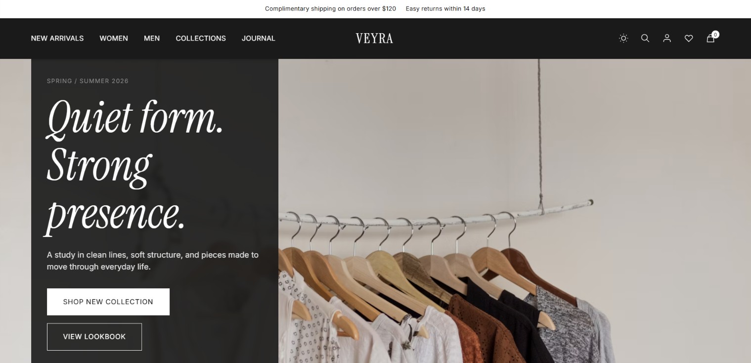 Veyra — Modern Fashion Brand